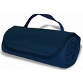 Roll Up Blanket -- Navy Blue w/1-color imprint